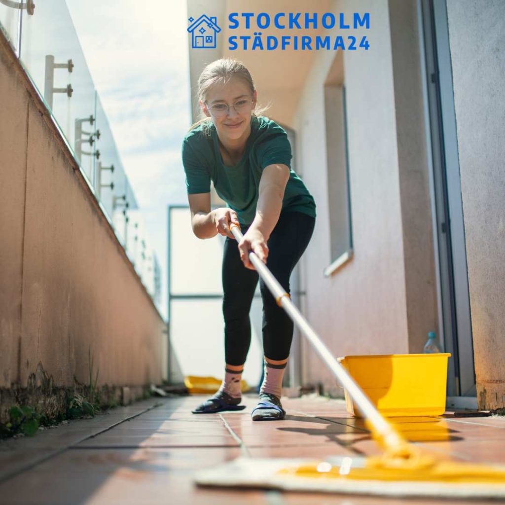Rengöra betonggolv balkong Rengöra balkong ättika